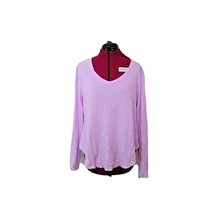 Xhilaration Sleep T Shirt Lavender Women Sleepwear V Neck Size Large - $13.87