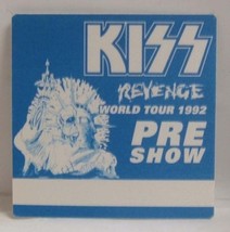 KISS - ORIGINAL VINTAGE 1992 REVENGE CONCERT TOUR CLOTH BACKSTAGE PASS - €8,55 EUR