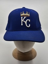 Kansas City Royals New Era 59Fifty MLB Game Diamond Royal Blue Hat Cap - £19.97 GBP