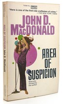 John D. Mac Donald Area Of Suspicion Early Printing - £40.09 GBP