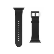 Vibrant Faux Leather Watch Band for Apple Watch - Mountain Silhouette Print - $39.14