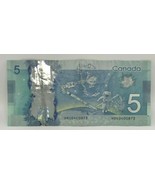 Canadian 2013 $5 M.Carney Changeover Note Serial # HBG0400873 - £11.57 GBP