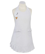 Now Designs Daydream Adjustable Cotton Kitchen Kid Apron Ruffles Swan 22... - €12,11 EUR