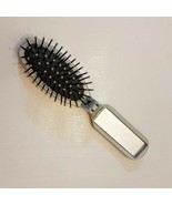 Avon Folding Cushion Brush Nylon Bristles w/ Tips Mirror Gray Plastic Ha... - £8.92 GBP