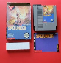 Nintendo NES Spelunker 3 Screw Game with Box &amp; Manual Works - £52.38 GBP