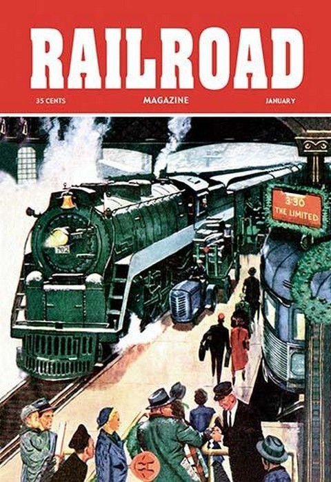 Railroad Magazine: The Limited, 1952 - Art Print - $21.99 - $196.99