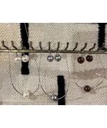 Mother of Pearl Necklace, Mother of pearl earrings, Nacre necklace &amp; ear... - $889.76 MXN
