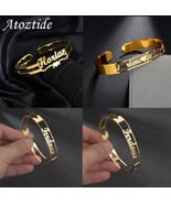 Pulsera personalizada con letras y nombre para hombre y mujer, brazalete... - £17.29 GBP