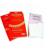 Two Cloth Connoisseurs Ultrasoft Gold Jewelry Polishing Cloth 11&quot; x 14&quot; - £13.43 GBP