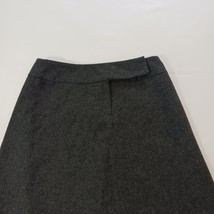 Studio Y Women's Gray Wool Blend Pull-On A-Line Skirt Size 7 Measured Waist 30" image 5