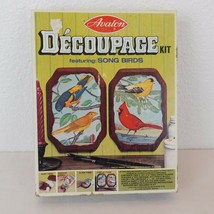Avalon Decoupage Kit Song Birds Plaques No. 3361 Hobbycraft Vintage NO B... - $9.75