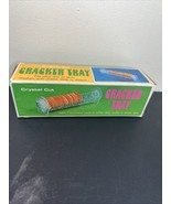 Vintage Plastic Starburst Cracker Tray Holder Dish 8.5&quot; Crystal Cut Styl... - $342.71 MXN