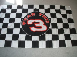 Checker 3 x 5 ft  Flag with &quot;3 Fear This&quot; in the middle - $22.00