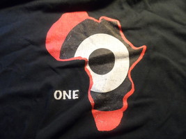 U2 Vertigo One Africa shirt Custom Print From 2005 Size XL Rare Worn Bla... - $276.02 MXN