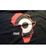 U2 Vertigo One Africa shirt Custom Print From 2005 Size XL Rare Worn Bla... - €12,59 EUR