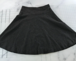 Marjun Skirt Womens J8 Charcoal Grey Knee Length Back Zipper Wool Blend - $49.49