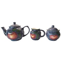VTG Teapot with Cream &amp; Sugar three piece Set HAND PAINTED IN THAILAND - €34,71 EUR
