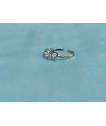 Women&#39;s Double Heart Pretty Adjustable Toe Ring 925 Sterling Silver - $4.74 CAD