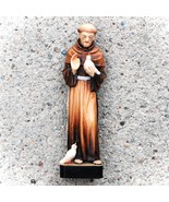 Saint Francis Wooden Statue, Life size Saint Sacred Religious Statues - $36.74 CAD