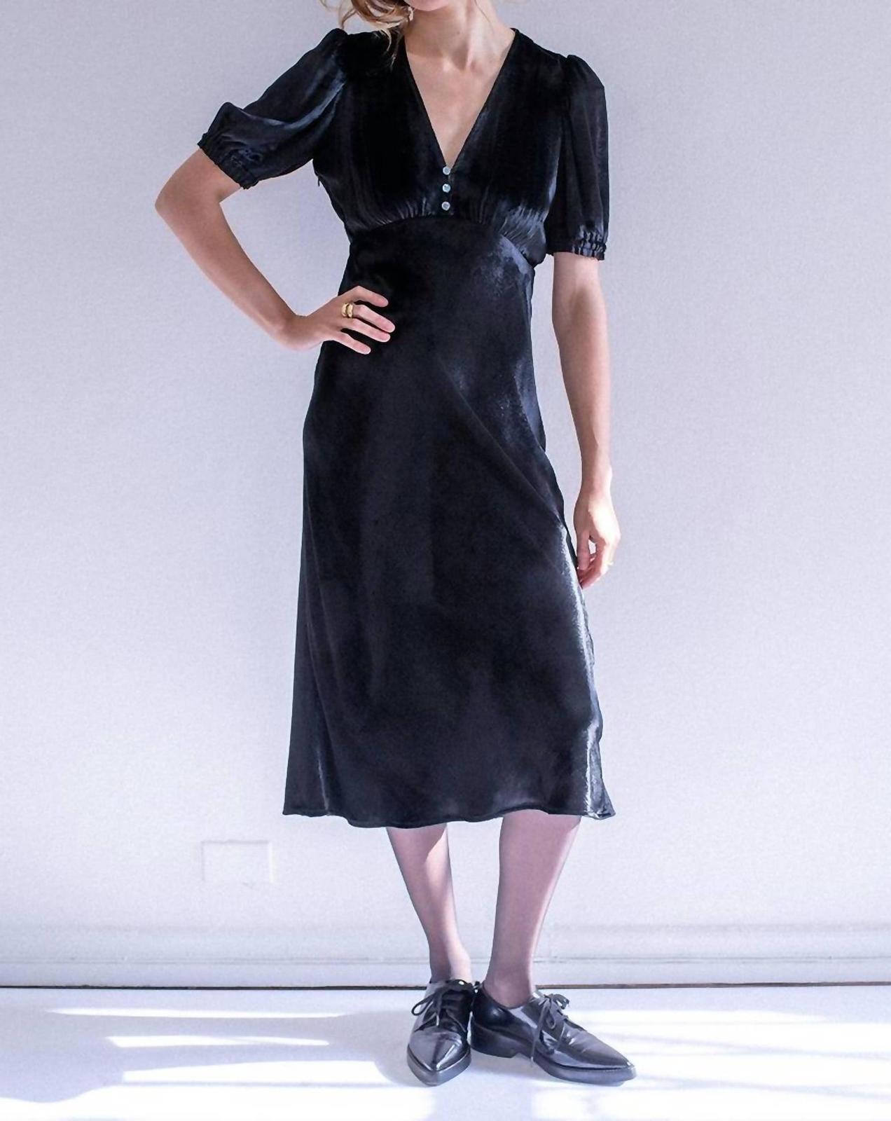Raquel Allegra Women&#39;s Bella Dress Black - $360.00