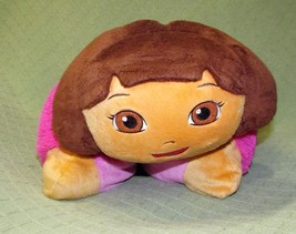 DORA the Explorer PILLOW PETS Plush Stuffed 2011 Nickelodeon 17&quot;x18&quot; Stu... - £8.49 GBP