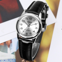 CASIO Woman Leather Band Wrist Watch LTP-V001L-7B - $628.28 MXN