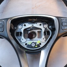 2015 Mercedes C300 w205 Steering Wheel Black Multifunction A0004601803 image 6