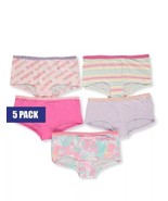 Bebe Girls&#39; 5-Pack Boy Shorts Style  Underwear -Pink/multi, Size SMALL 6... - £7.00 GBP