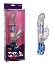 Naughty Bits Party In My Pants Jack Rabbit Vibrator - Multi Color - $69.99