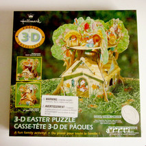 Hallmark 3-D Easter Egg Treehouse Family Puzzle 50 Pieces #EPZ1135 New & Sealed - £28.35 GBP