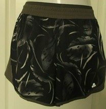 Tek Gear Womens workout shorts Size X-Large Black print - £13.23 GBP