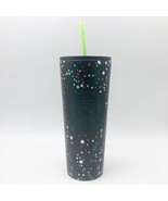 Starbucks 2021 Holiday Green Confetti Dots Stainless Steel Tumbler Cold ... - £45.42 GBP
