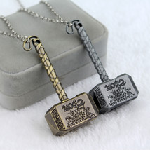 Thor Hammer Necklace Exquisite Pendant Necklace - £10.28 GBP+