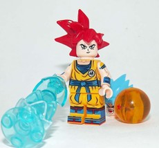 Son Goku deluxe Lego Compatible Minifigure Building Bricks Ship From US - £9.49 GBP