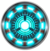 ARC REACTOR Tony Stark Iron Man Heart HALLOWEEN Costume Cosplay prop But... - $8.49
