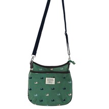 Sloane Ranger Crossbody Whale Design Handbag Medium Cloth Green Detachab... - £14.83 GBP