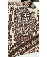VTG Peru Blanket Throw Reversible Mayan Aztec Design Wool/Blend Large 82... - £101.82 GBP
