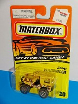 Matchbox Mid 1990s Release #20 Jeep Wrangler Tan Camo - £5.44 GBP