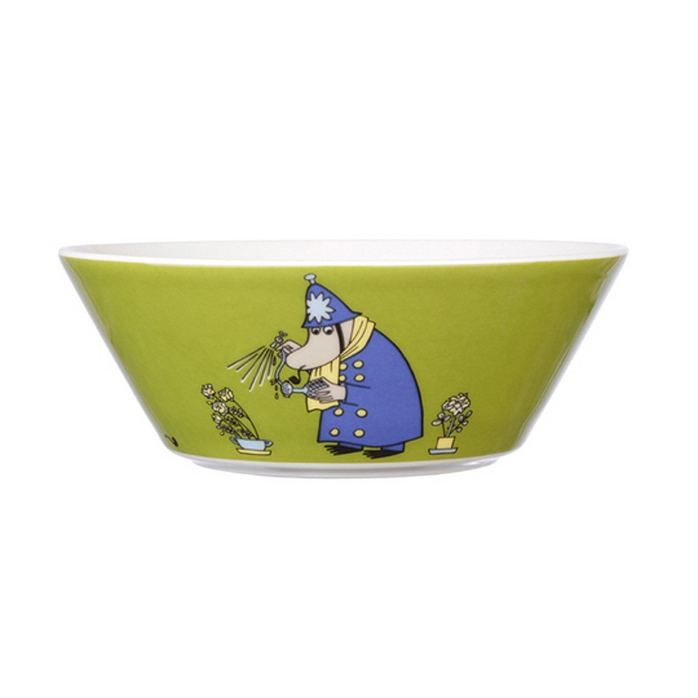 Primary image for ARABIA Olive Green Moomin Bowl - Inspector