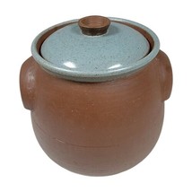 Mid-Century Modern Mideke Gray Blue Brown Lidded Jar Northwest Studio Pottery  - £151.17 GBP