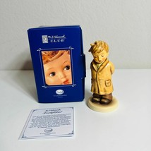 Goebel Hummel Boy Jacket Too Shy to Sing Figurine #845 Membership Club 2... - $21.60