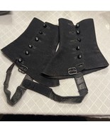 Black Spats Victorian Antique - $74.96 CAD