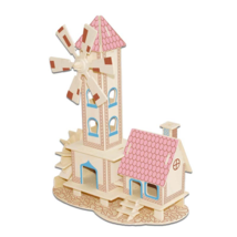 3D Wooden House Puzzle Toy - £20.33 GBP