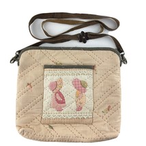 Quilted Purse Handmade Country Bag Sunbonnet Prairie Girls Holly  Crossbody - $28.93