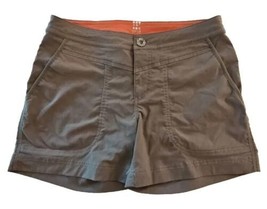 Title Nine Trail Mix Hiking Shorts Womens 2 Khaki Stretch Nylon Quick Dr... - £16.82 GBP