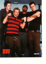 Sum 41 teen magazine pinup clipping rock and roll flexing M magazine - £2.73 GBP