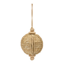 Onion Ornament 3.25&quot;D x 5.5&quot;H Jute - £60.24 GBP