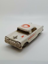 Ford 1959 Emergency Vehicle Vintage Metal Toy Car Made in Japan - $39.40