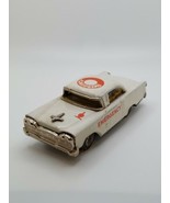 Ford 1959 Emergency Vehicle Vintage Metal Toy Car Made in Japan - £30.82 GBP