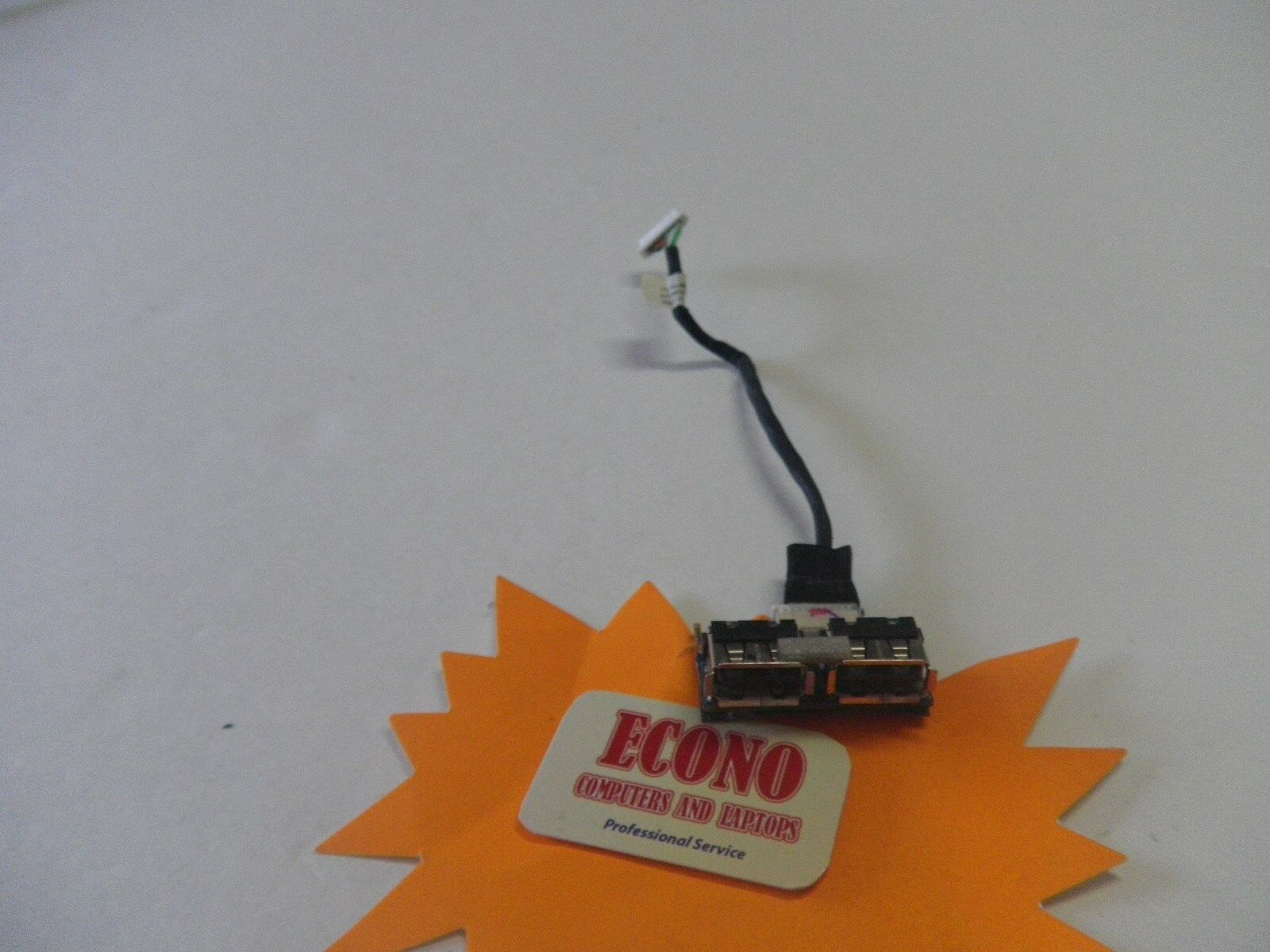 HP DV4-1222nr DV4-1220us DV4-1000 Dual USB Port Board w/ Cable DC02000IQ00 - $1.58